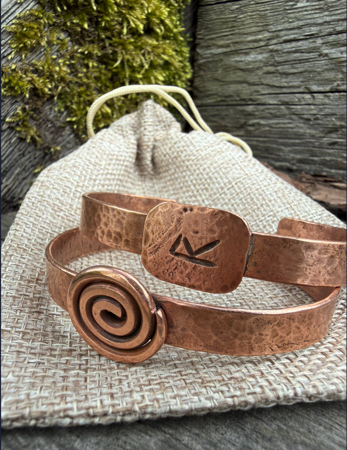Spiral Runic Bracelet